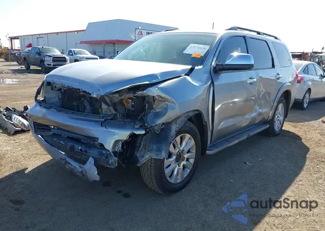 2013 Toyota Sequoia Platinum 5.7L V8 from USA, damaged, VIN 5TDYY5G14DS044223